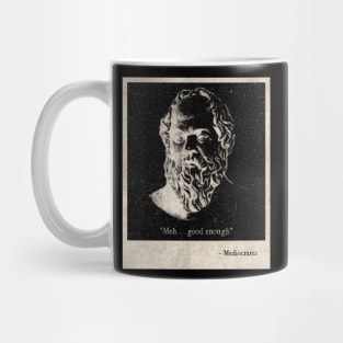 Vintage Mediocrates Distressed Mug